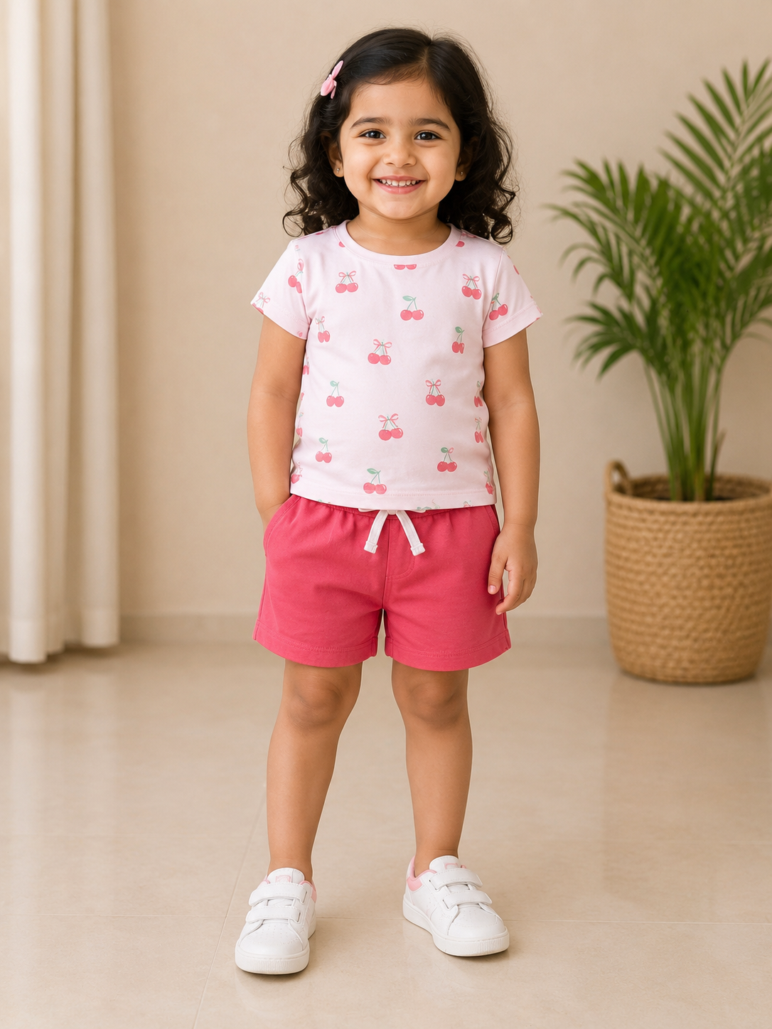 Cherry Pop Cotton Co-ord Set