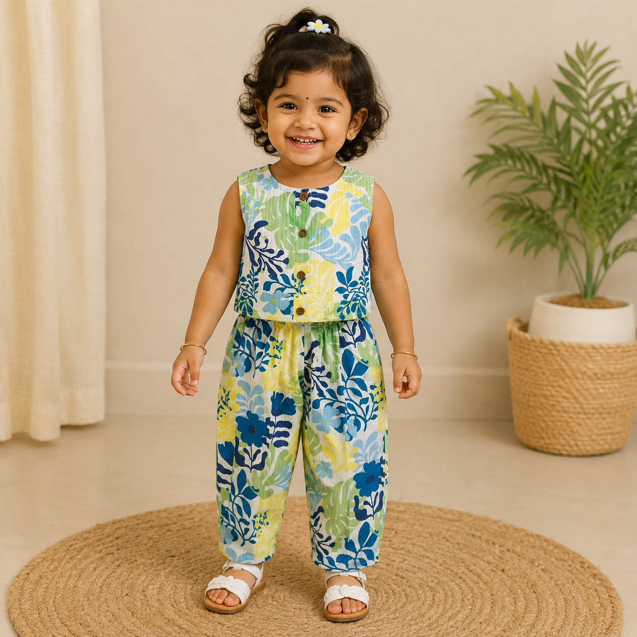 Tropical Garden Cotton Co-ord Set